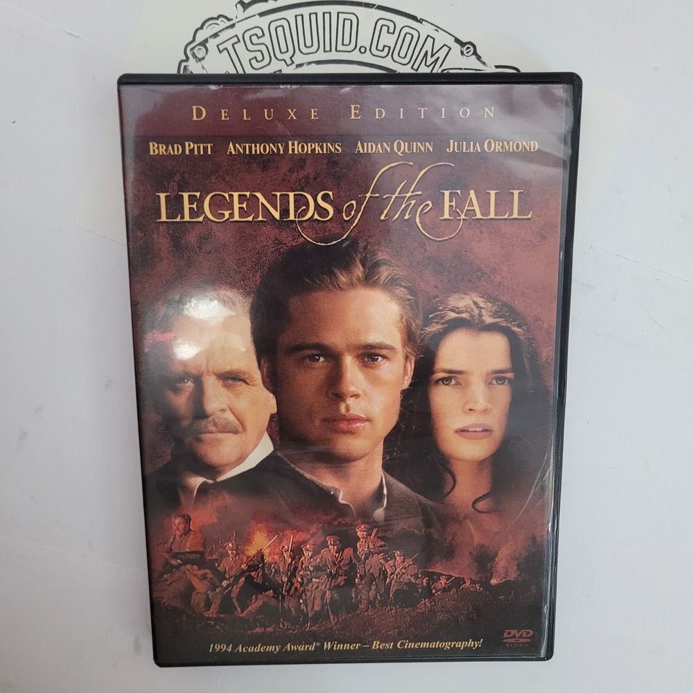 TriStar Legends of the Fall DVD Deluxe Edition Brad Pitt Anthony Hopkins R Rated